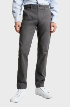 Мужские серые чиносы DENTON CHINO ESSENTIAL TWILL Серый 34-32 Tommy Hilfiger MW0MW24872