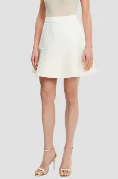 Женская белая юбка Белый L Guess W5GD87.WH610;F0ED