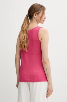 Льняной топ United Colors of Benetton