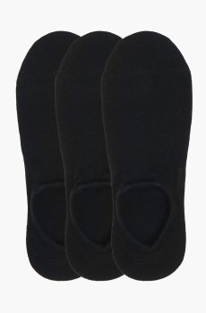 Cropp - Короткі шкарпетки, 3 пари - чорний