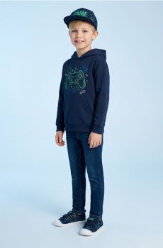 Кеди з застібками на липучках - чорний