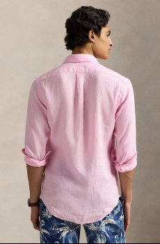 Льняная рубашка Polo Ralph Lauren Long Sleeve Sport Shirt