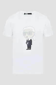 Мужская белая футболка Белый XXL Karl Lagerfeld 532251.755071;100