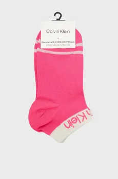 Женские носки (2 пары) CK WOMEN QUARTER  LOGO WELT Разноцветный ONESIZE Calvin Klein 701218775