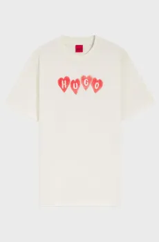 Женская белая футболка Белый XS HUGO 50561164;102