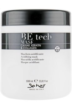 Маска для волос Be Hair Be Tech Mask pH 4.0 с кератином и коллагеном, 1 л