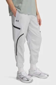 Мужские светло-серые спортивные брюки UA Unstoppable Cargo Pant Серый L Under Armour 1390256-014