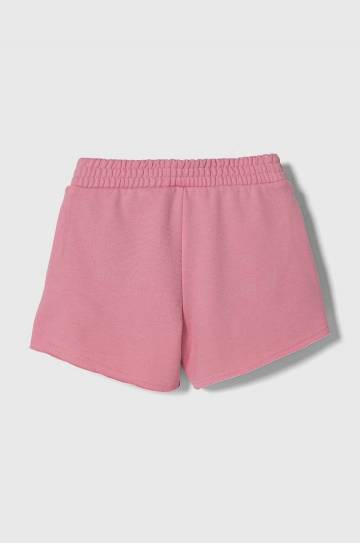 Детские шорты Guess цвет розовый с аппликацией