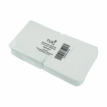 Безворсовые салфетки Tufi Profi Premium перфорированные 5*5 см, 90 шт Безворсовые салфетки Tufi Profi Premium перфорированные 5*5 см, 90 шт