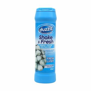 Освежитель для ковров с нейтрализацией запаха Duzzit Shake & Fresh Carpet Odour Neutraliser, Свежесть белья, 500 г Освежитель для ковров с нейтрализацией запаха Duzzit Shake & Fresh Carpet Odour Neutraliser, Свежесть белья, 500 г