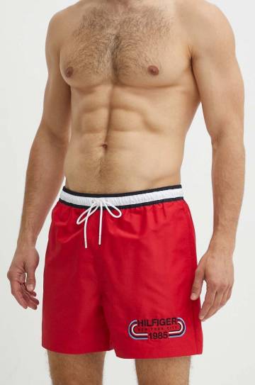 Купальные шорты Tommy Hilfiger цвет красный UM0UM03287 Купальные шорты Tommy Hilfiger цвет красный UM0UM03287