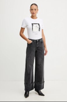 Хлопковая футболка Karl Lagerfeld