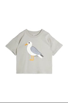 Детская хлопковая футболка Mini Rodini Seagull