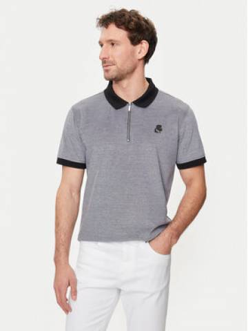 KARL LAGERFELD Поло 745004 542204 Чорний Regular Fit KARL LAGERFELD Поло 745004 542204 Чорний Regular Fit