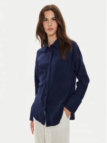 Gina Tricot Сорочка 22624 Cиній Loose Fit Gina Tricot Сорочка 22624 Cиній Loose Fit