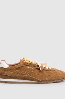 Коричневые замшевые кроссовки MEDELIN