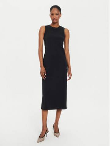 Max Mara Leisure Повсякденна сукня Emilia 2426626027 Чорний Slim Fit Max Mara Leisure Повсякденна сукня Emilia 2426626027 Чорний Slim Fit