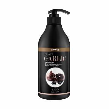 Шампунь-кондиционер для волос Juno Gawol Premium Black Garlic Hair Shampoo & Conditioner с экстрактом черного чеснока, 750 мл Шампунь-кондиционер для волос Juno Gawol Premium Black Garlic Hair Shampoo & Conditioner с экстрактом черного чеснока, 750 мл