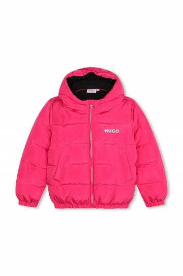 Детская куртка HUGO цвет розовый G00238 Детская куртка HUGO цвет розовый G00238