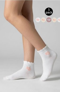 Шкарпетки, 5 пар - різнобарвний