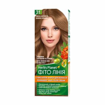 Краска для волос Фіто лінія Herbs Planet 31 Сияющая карамель, 130 мл Краска для волос Фіто лінія Herbs Planet 31 Сияющая карамель, 130 мл