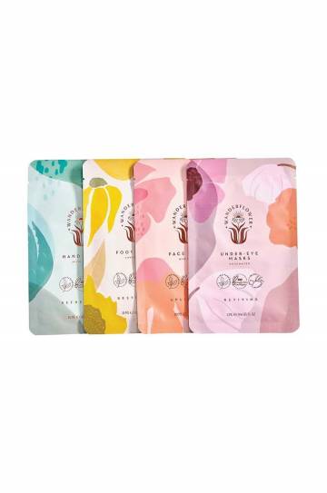 Набор масок Wanderflower Sheet Mask Set 4 шт Набор масок Wanderflower Sheet Mask Set 4 шт