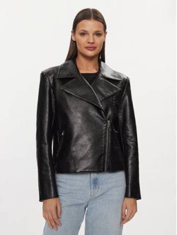 Patrizia Pepe Куртка зі штучної шкіри 8O0101/E044-K103 Чорний Regular Fit Patrizia Pepe Куртка зі штучної шкіри 8O0101/E044-K103 Чорний Regular Fit