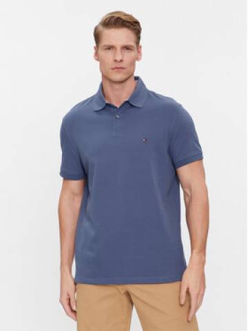 Tommy Hilfiger Поло 1985 Regular Polo MW0MW17770 Голубий Regular Fit Tommy Hilfiger Поло 1985 Regular Polo MW0MW17770 Голубий Regular Fit