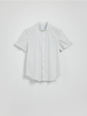 Reserved - Сорочка slim fit із коміром-стійкою - білий - 173DV-00P Reserved - Сорочка slim fit із коміром-стійкою - білий - 173DV-00P