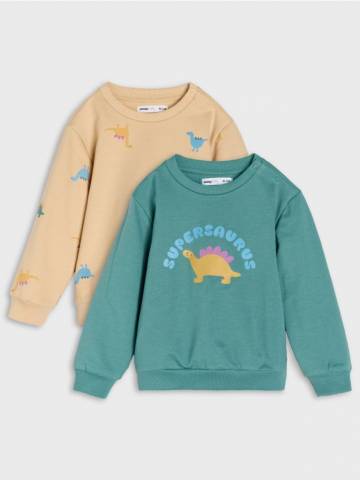 Світшот crewneck 2 pack - синьо-зелений Світшот crewneck 2 pack - синьо-зелений
