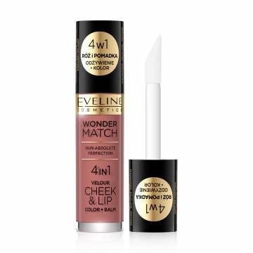 Тинт для губ и щек Eveline Cosmetics Wonder Match, 05, 4.5 мл Тинт для губ и щек Eveline Cosmetics Wonder Match, 05, 4.5 мл