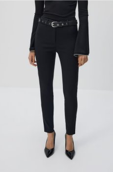 Reserved - Штани з ременем - чорний - 520HV-99X