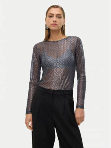 Vero Moda Блузка Safina 10317016 Сірий Regular Fit Vero Moda Блузка Safina 10317016 Сірий Regular Fit