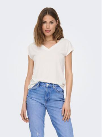 ONLY Футболка Free 15287041 Білий Regular Fit ONLY Футболка Free 15287041 Білий Regular Fit
