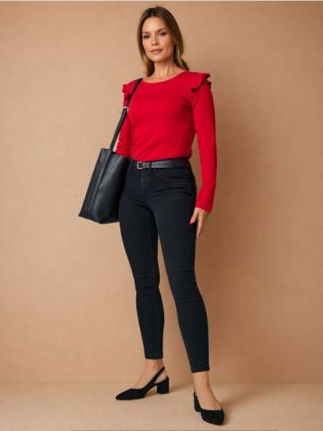 Джинси skinny - чорний