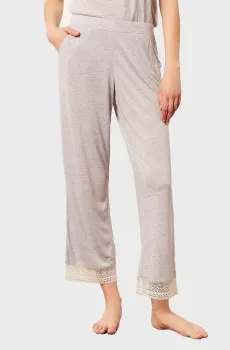 Женские светло-серые брюки WARM DAY Серый M Etam 6527547