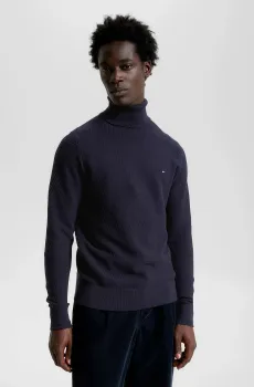 Мужской темно-синий гольф RECTANGULAR STRUCTURE Синий XL Tommy Hilfiger MW0MW33453