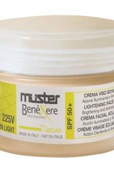 Осветляющий крем для лица Muster Benexere Professional 225V Skin Light Lightening Face Cream, SPF 50+, 50 мл