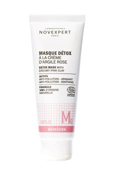 Маска-детокс для лица Novexpert Magnesium Mask Detox With Creamy Pink Clay, 75 мл
