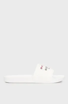 Мужские белые слайдеры FLAGS Белый 40 Tommy Hilfiger FM0FM05431