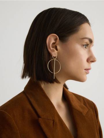 Reserved - EARRINGS - золотий - 044CP-GLD Reserved - EARRINGS - золотий - 044CP-GLD
