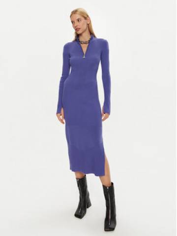 Patrizia Pepe Трикотажна сукня 2A2848/K214 -CA29 Голубий Regular Fit Patrizia Pepe Трикотажна сукня 2A2848/K214 -CA29 Голубий Regular Fit
