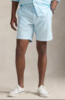Хлопковые шорты Polo Ralph Lauren Flat Front