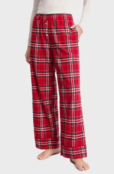 Женские красные брюки в клетку PALMYRE Красный S Etam 6556182