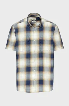 Мужская рубашка в клетку Shortsleeve Разноцветный XXL Camel Active 409252-5S52-48