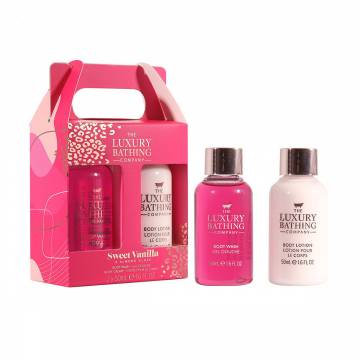 Набор Grace Cole The Luxury Bathing Sweet Vanilla & Almond Glaze (гель для душа, 50 мл + лосьон для тела, 50 мл)