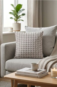 Декоративна подушка - білий