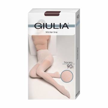 Колготки женские Giulia Tracery с шортиками, 90 DEN, Vintage Grape, размер 4 Колготки женские Giulia Tracery с шортиками, 90 DEN, Vintage Grape, размер 4