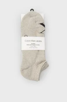 Мужские серые носки (2 пары) SNEAKER Белый 39-42 Calvin Klein 701228807