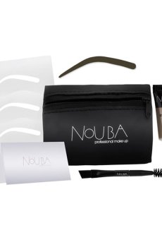 Набор для бровей NoUBA Brow Imprower Set 20 (крем-гель, 7 мл + трафарет, 3 шт + двусторонняя кисть + косметичка)